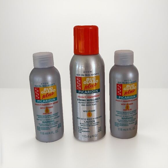 (3) Avon Skin So Soft Bug Guard Plus Picaridin Aerosol and Pump Spray Repellent - Picture 1 of 5